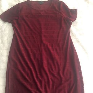 Forever21+ Burgundy dress